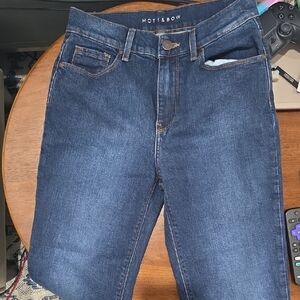 Mott & Bow High Rise Mom Grand Jeans